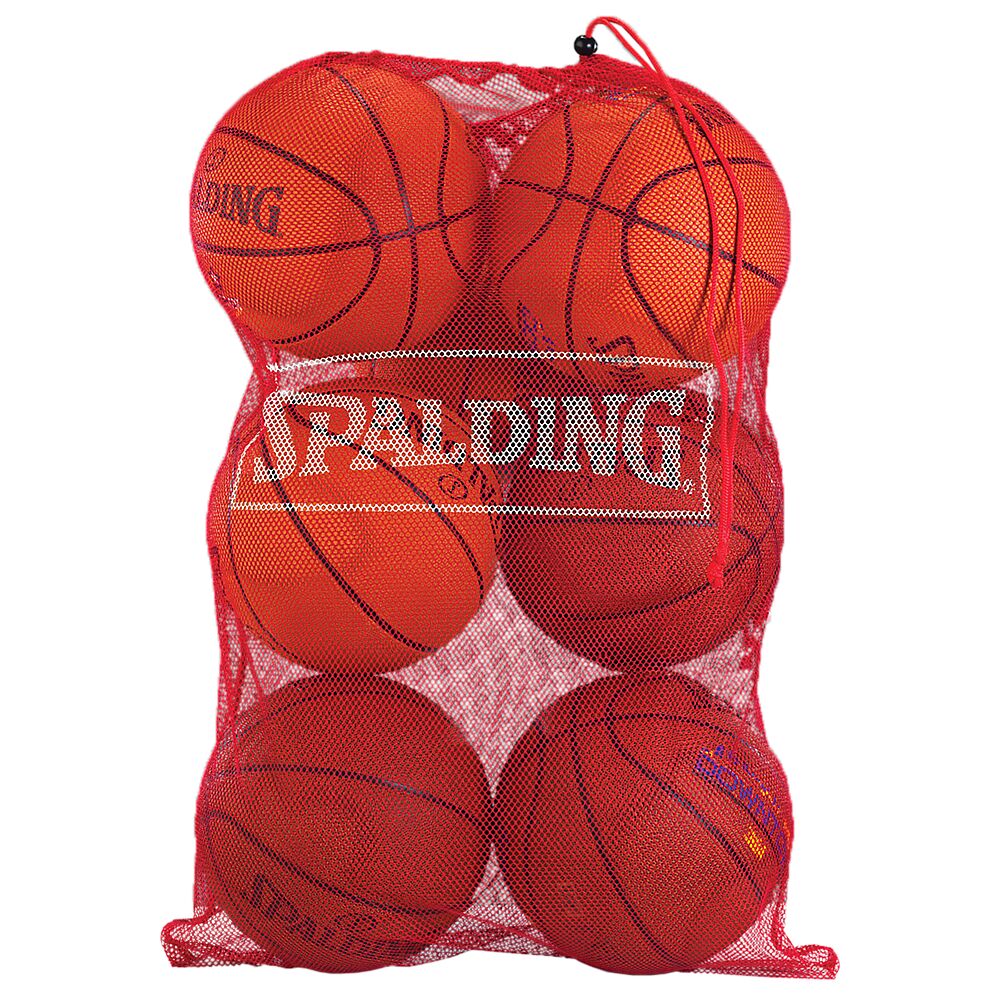 Spalding Mesh Ball Bag | Basketball Storage Bag (6 Balls)