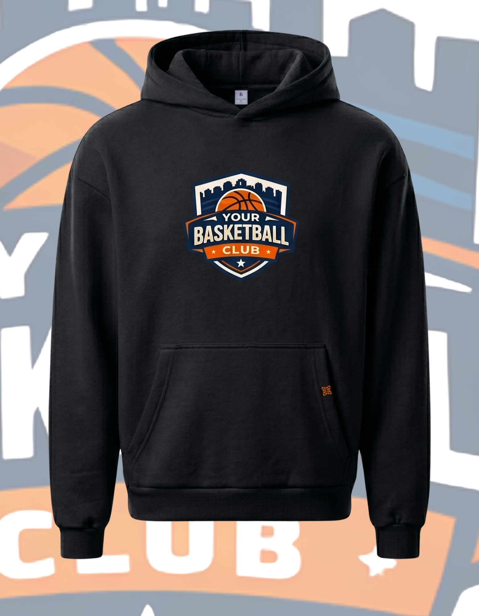 Men’s Oversized Basketball Hoodie | ClubLine