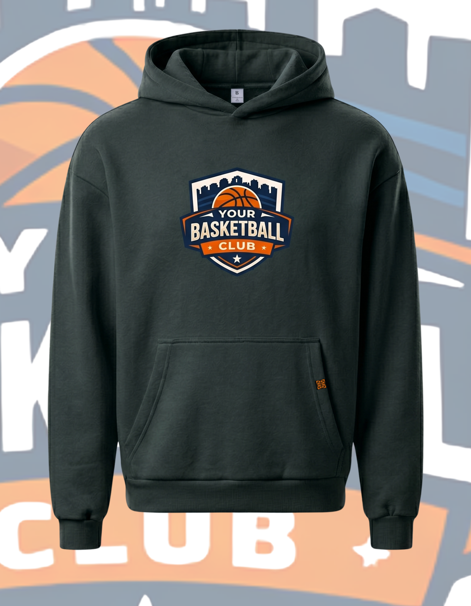 Men’s Oversized Basketball Hoodie | ClubLine
