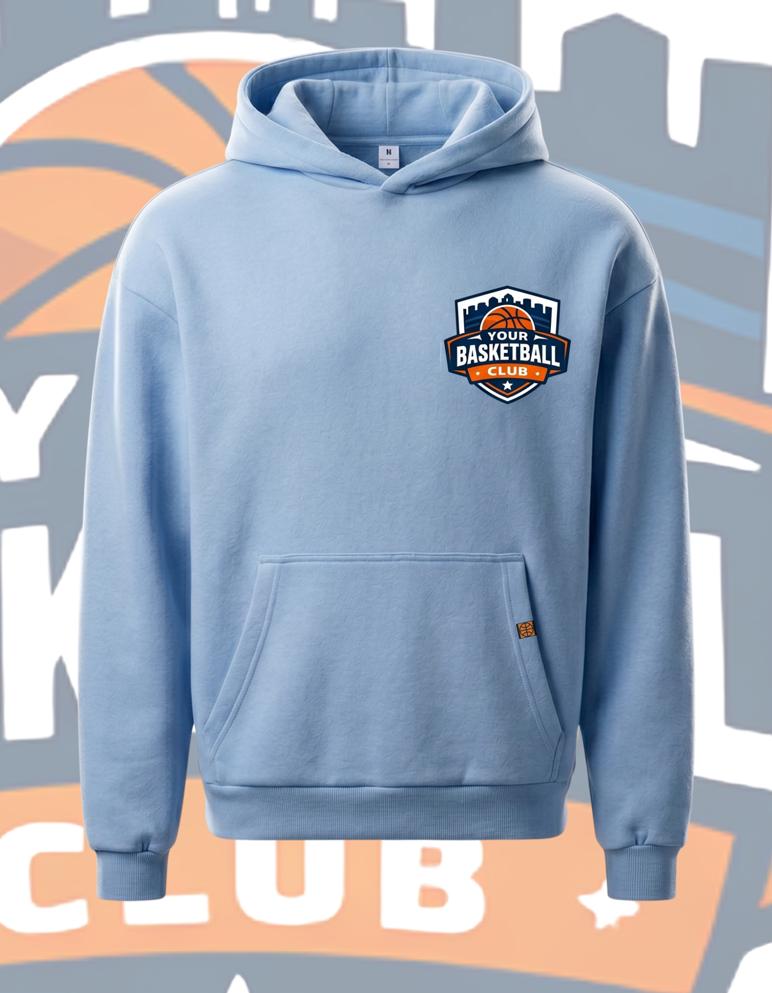 Men’s Oversized Basketball Hoodie | ClubLine