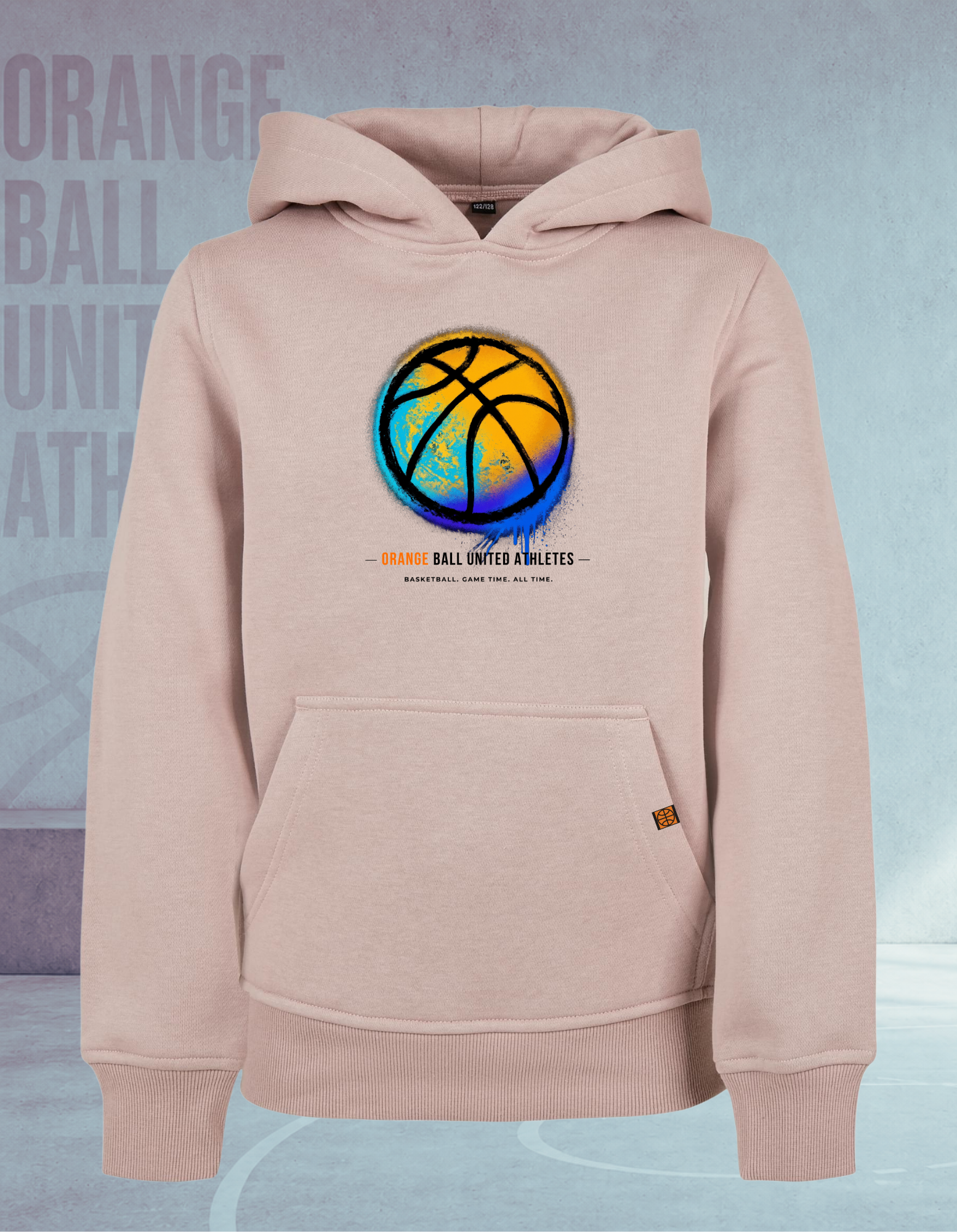 Kids Basketball Hoodie | Graffiti Ball