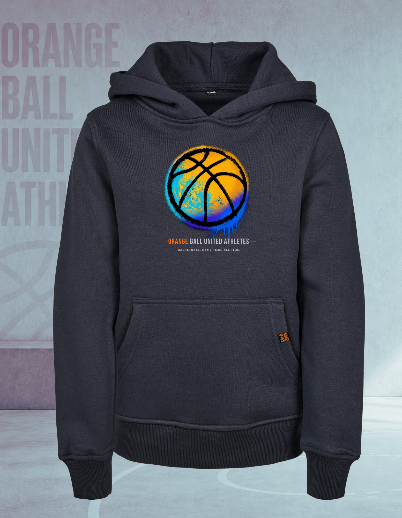 Kids Basketball Hoodie | Graffiti Ball