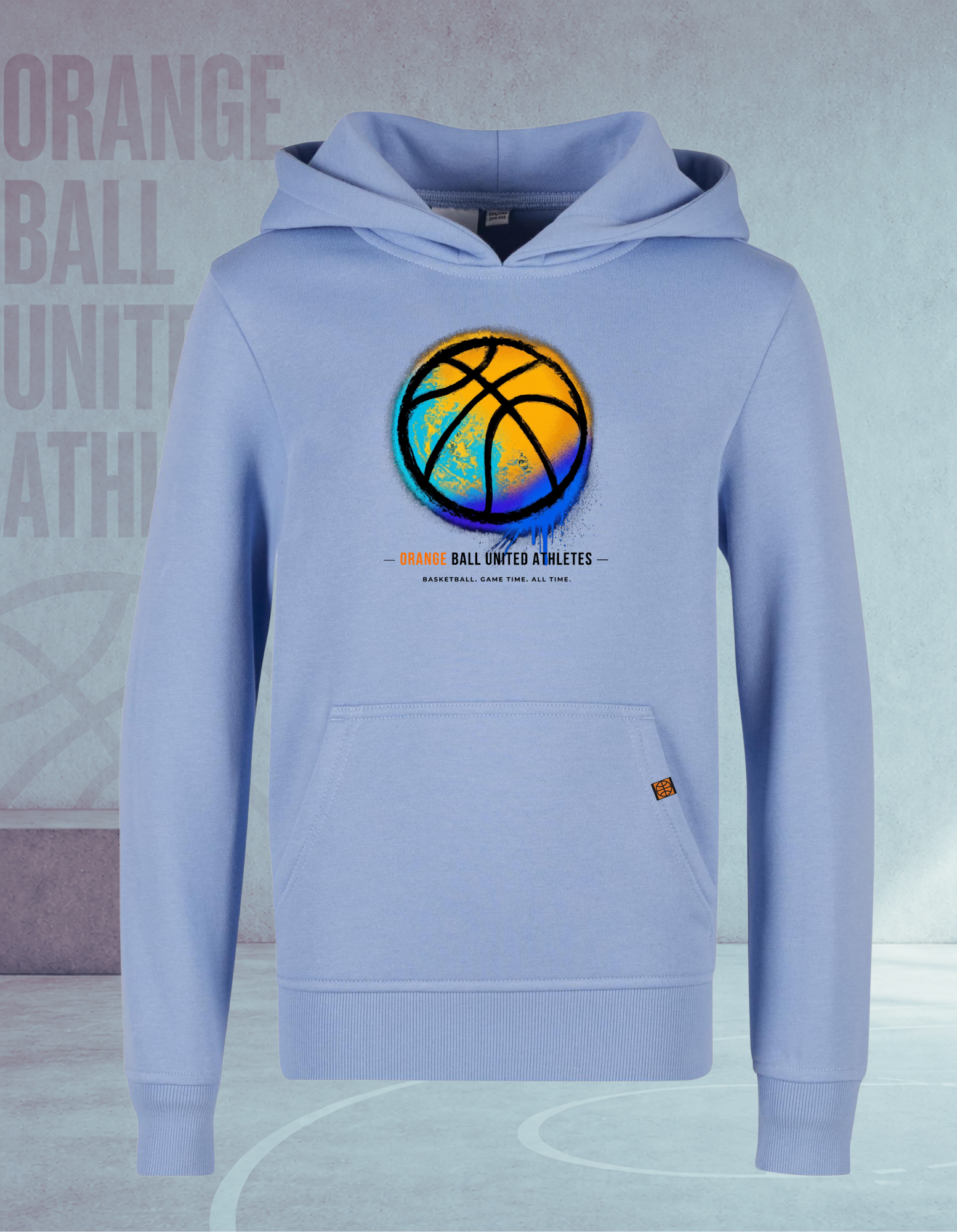 Kids Basketball Hoodie | Graffiti Ball