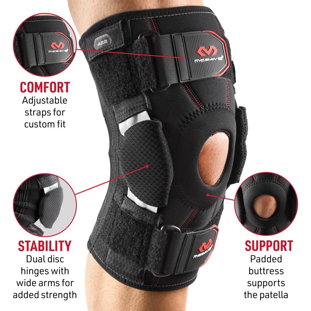 McDavid Knee Support Brace With Dual Disk Hinges [422]
