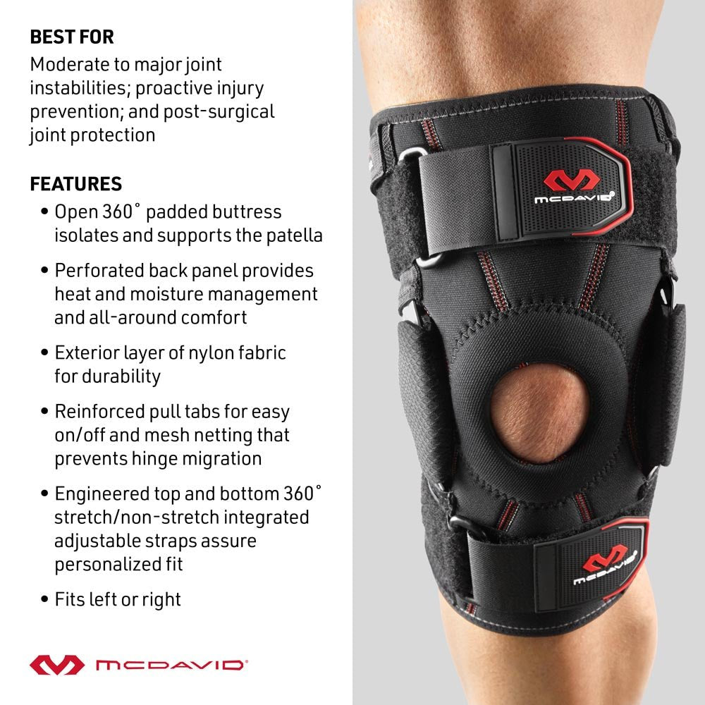 McDavid Knee Support Brace With Dual Disk Hinges [422]