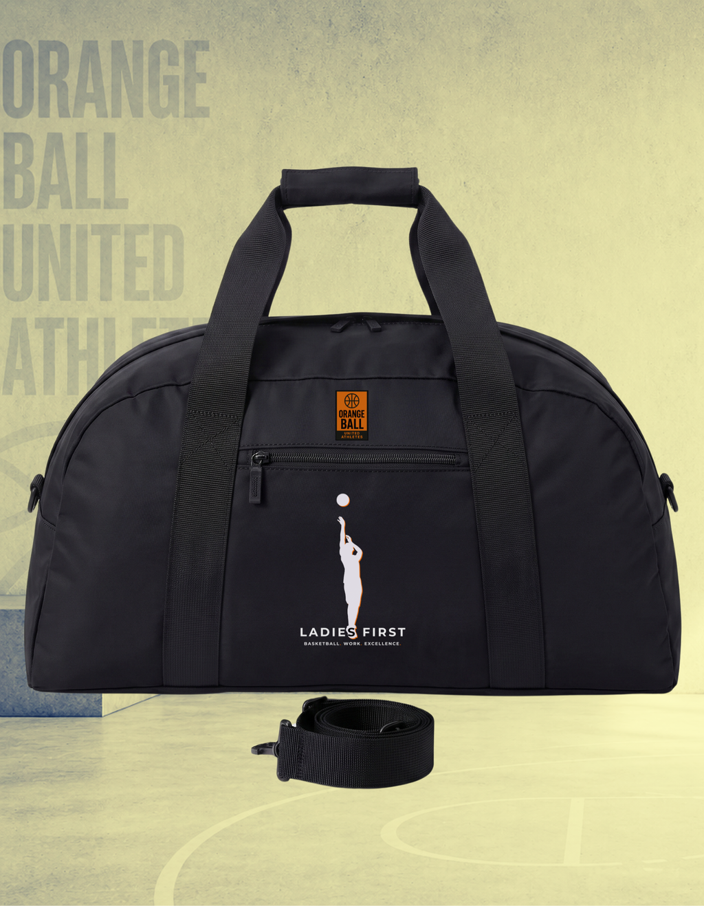 Women’s Basketball Sports Duffel Bag Large (48L) | Ladies First | OBUA