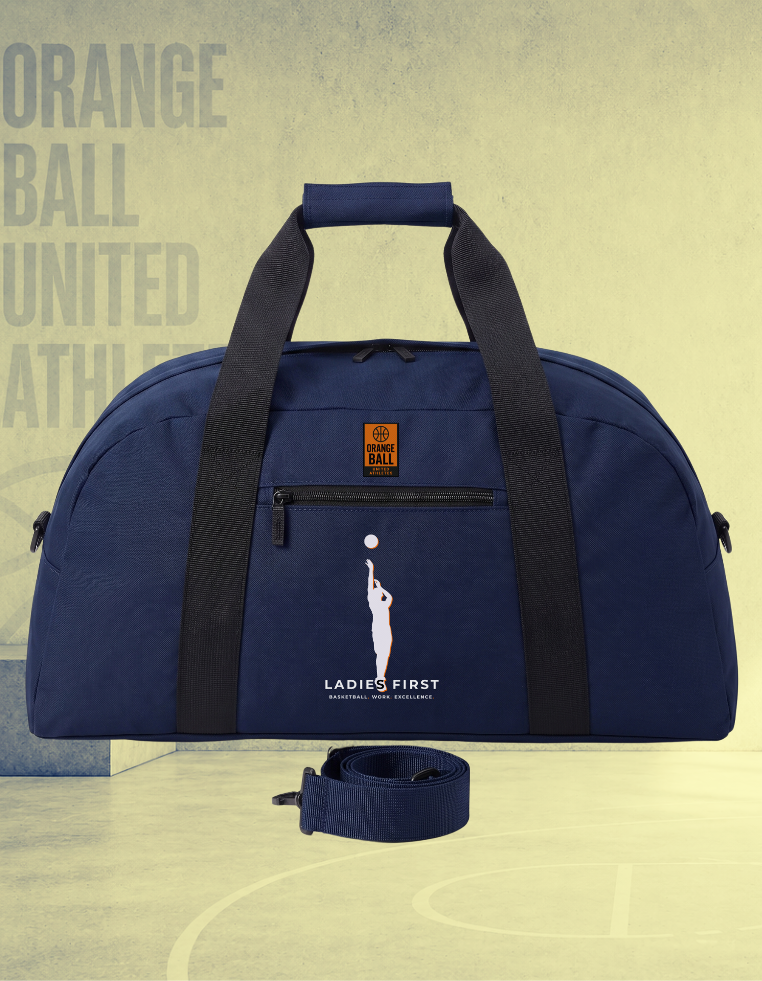 Women’s Basketball Sports Duffel Bag Large (48L) | Ladies First | OBUA