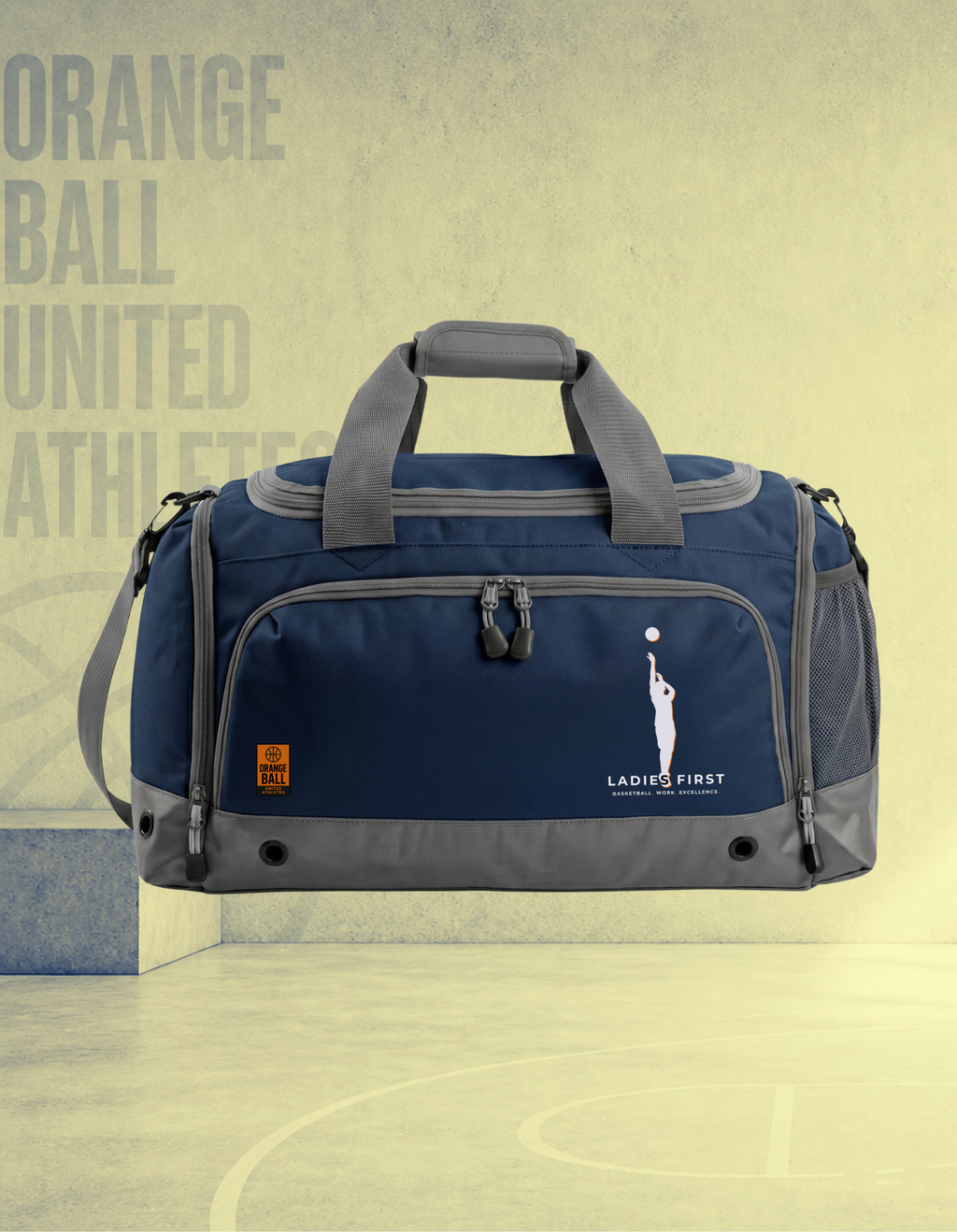 Women’s Basketball Sports Duffel Bag Medium (30L) | Ladies First | OBUA