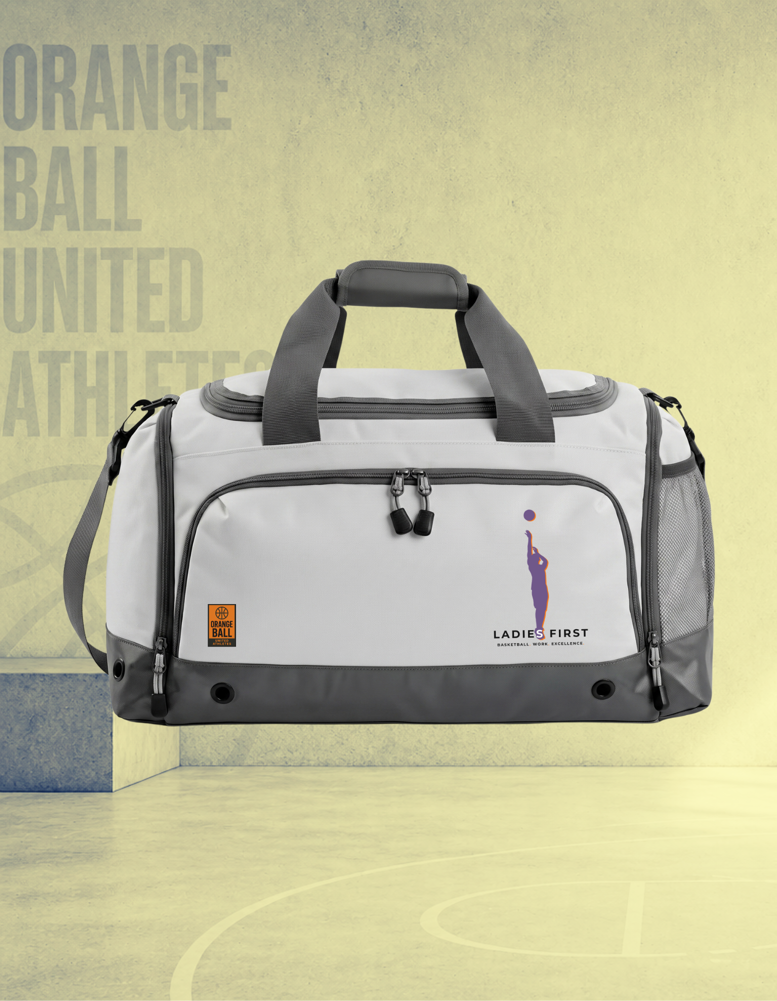 Women’s Basketball Sports Duffel Bag Medium (30L) | Ladies First | OBUA