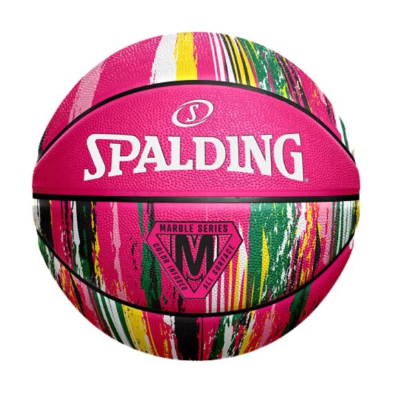 Spalding Marble Series Basketball Pink | Outdoor Basketball | Size 6