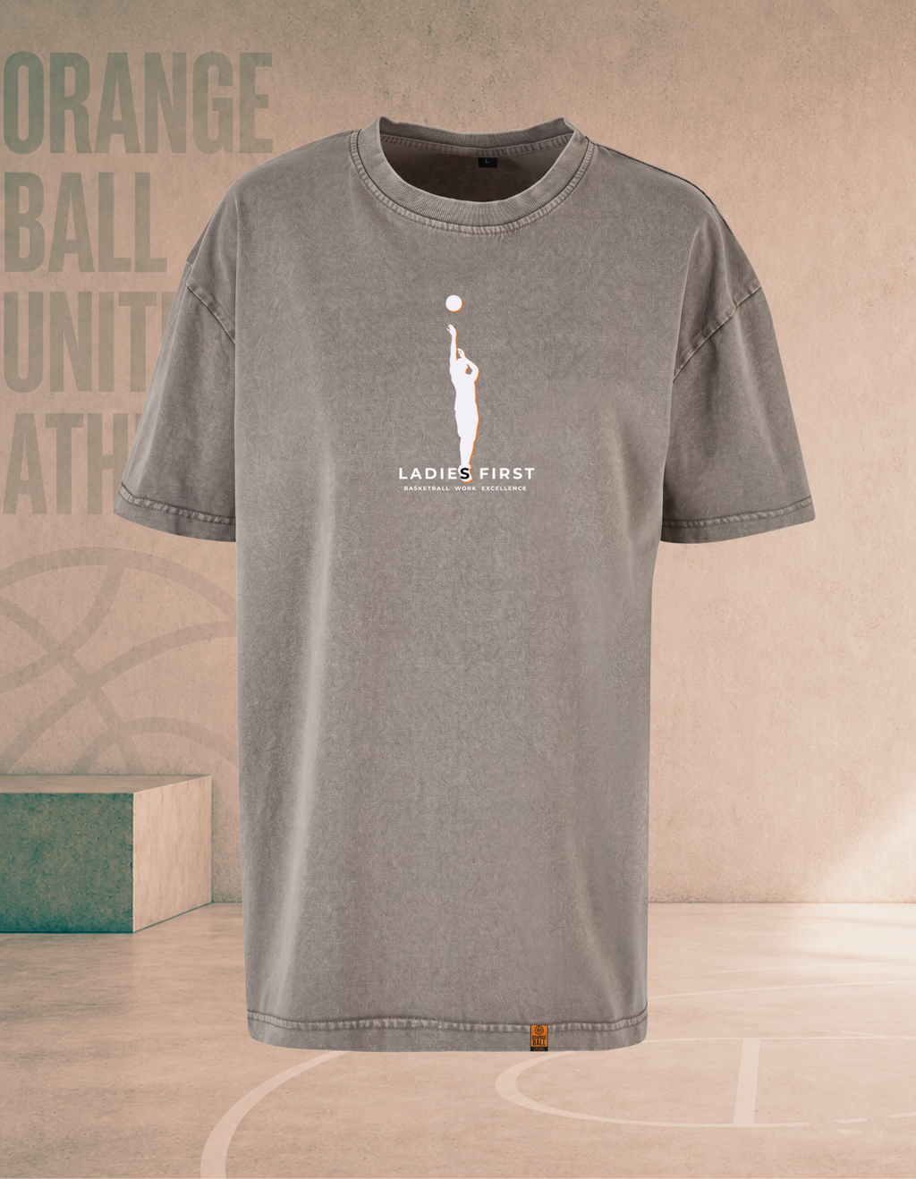 Women’s Oversized Basketball T-Shirt | Ladies First v.2