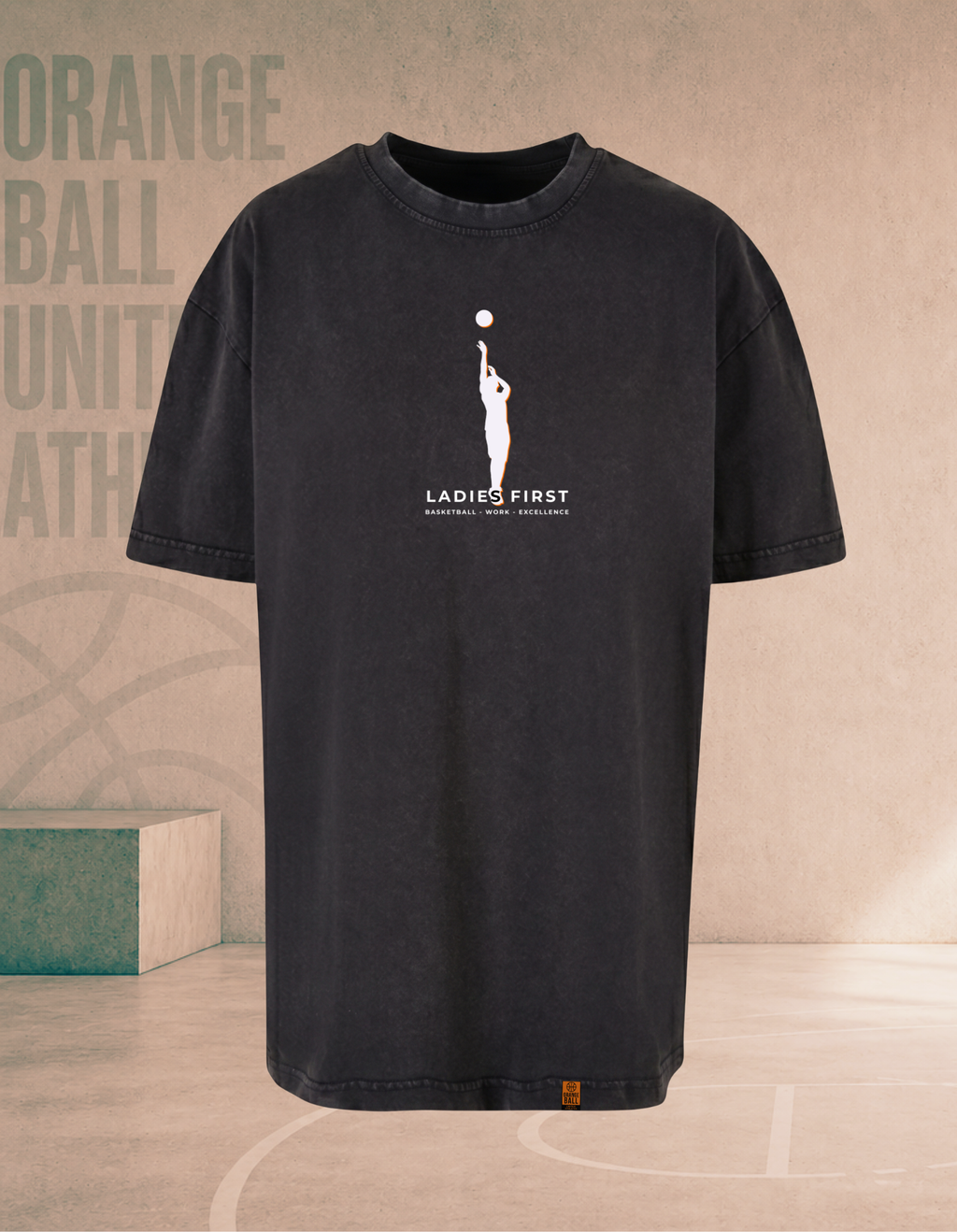 Women’s Oversized Basketball T-Shirt | Ladies First v.2
