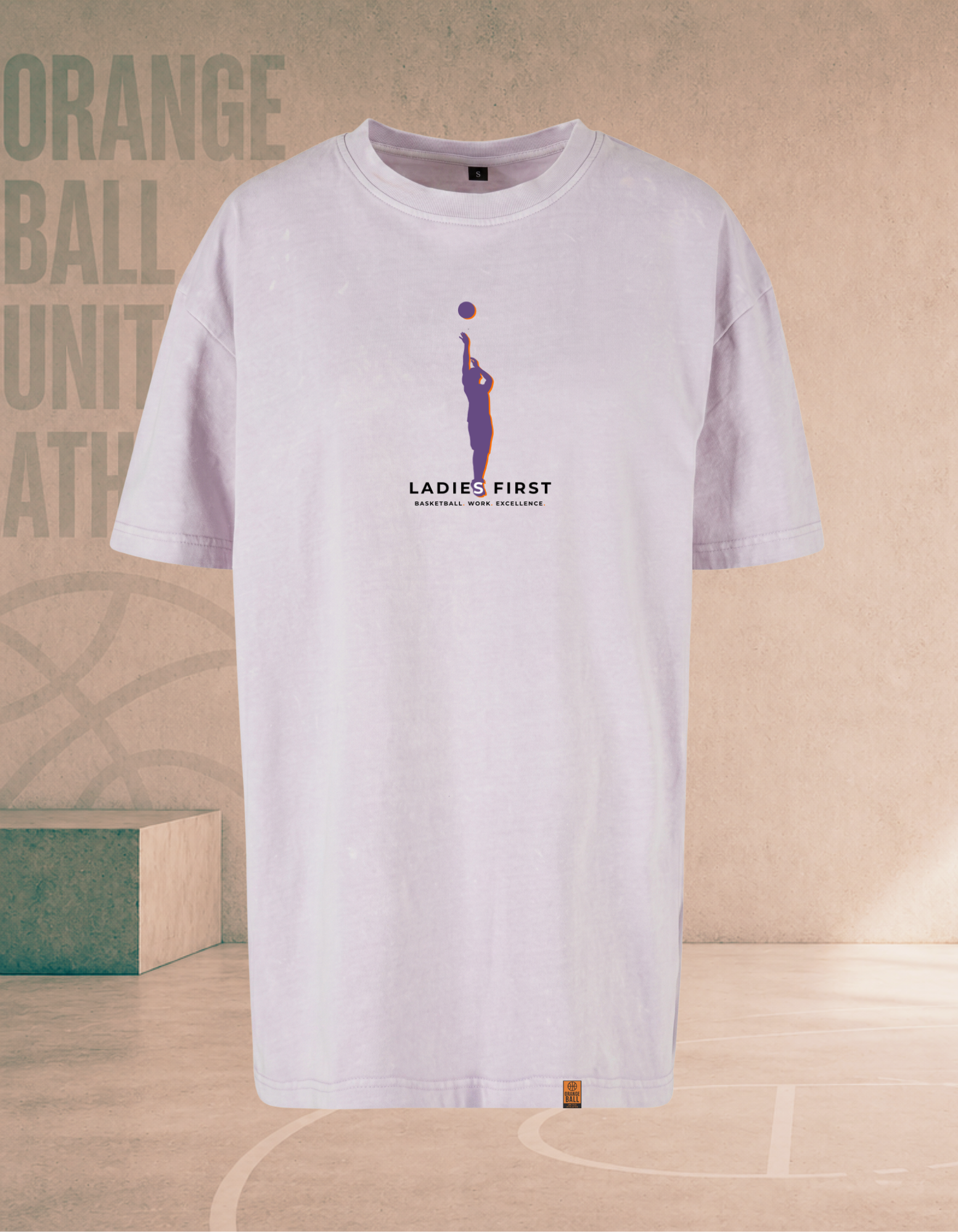 Women’s Oversized Basketball T-Shirt | Ladies First v.2