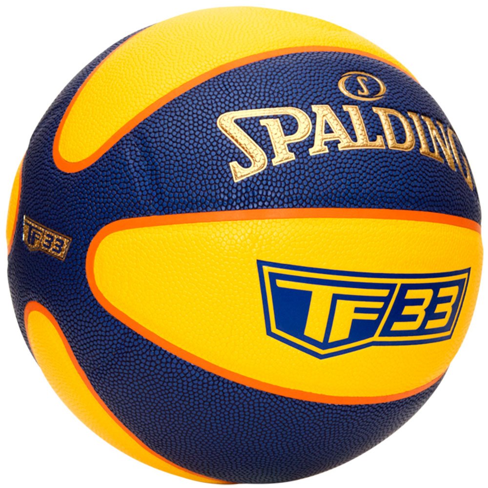 Spalding TF-33 Gold Rubber Indoor/Outdoor Basketball