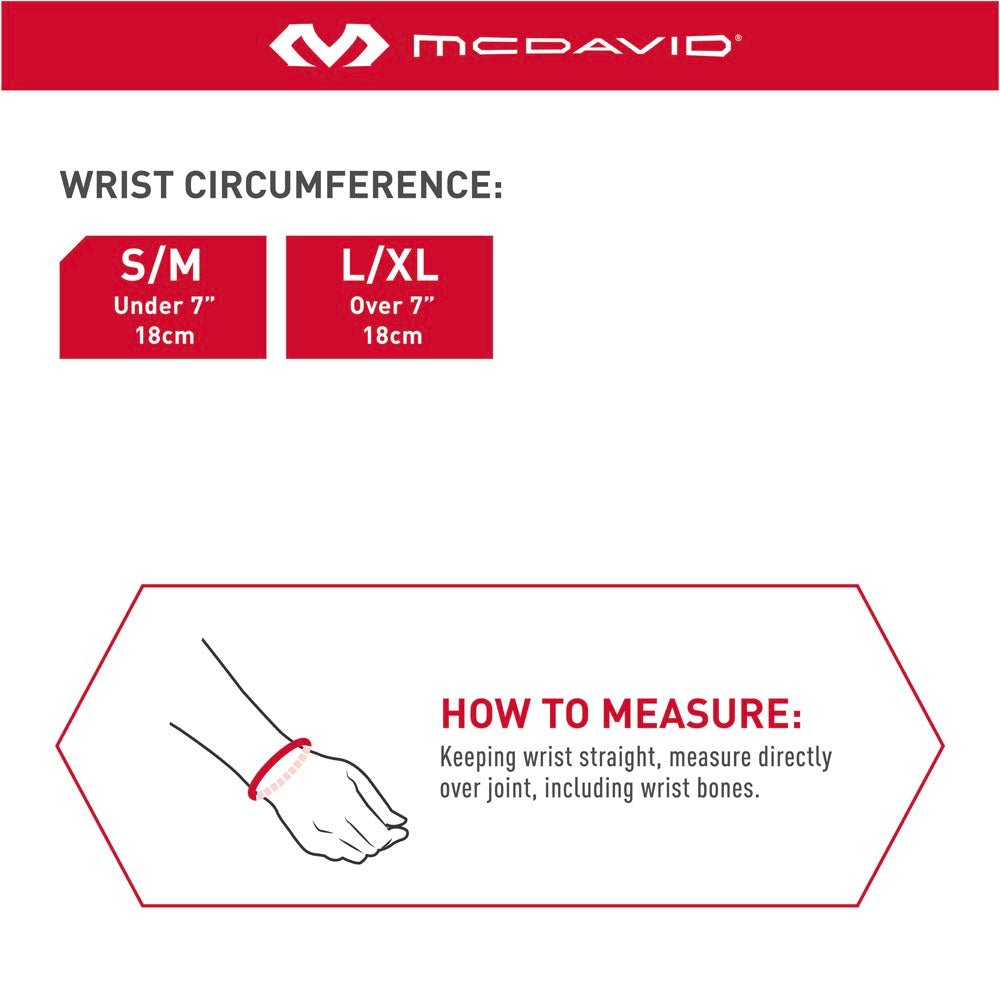 McDavid Wrist Support Sleeve Adjustable Elastic [513]
