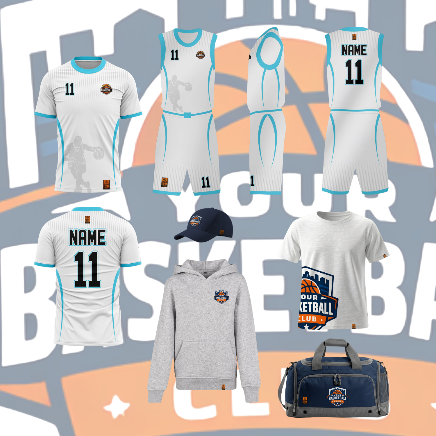 Youth Basketball Team Pack | Custom Club Teamwear Set