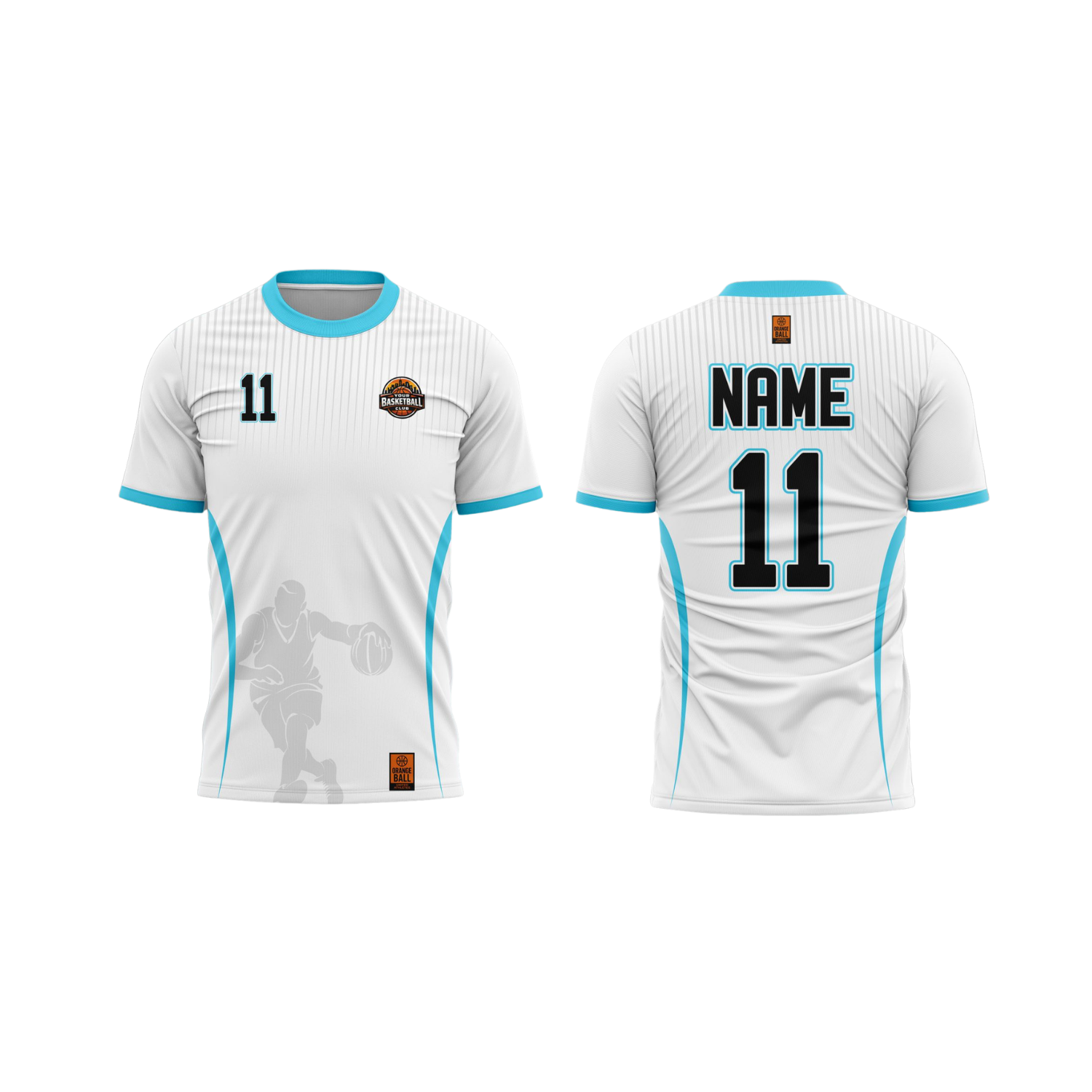 Youth Basketball Teamwear Set | Game Uniform + Warm-Up Shirt | ClubLine