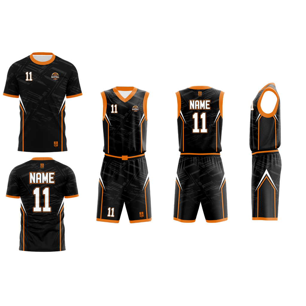 Men’s Basketball Teamwear Set | Game Uniform + Warm-Up Shirt | ClubLine