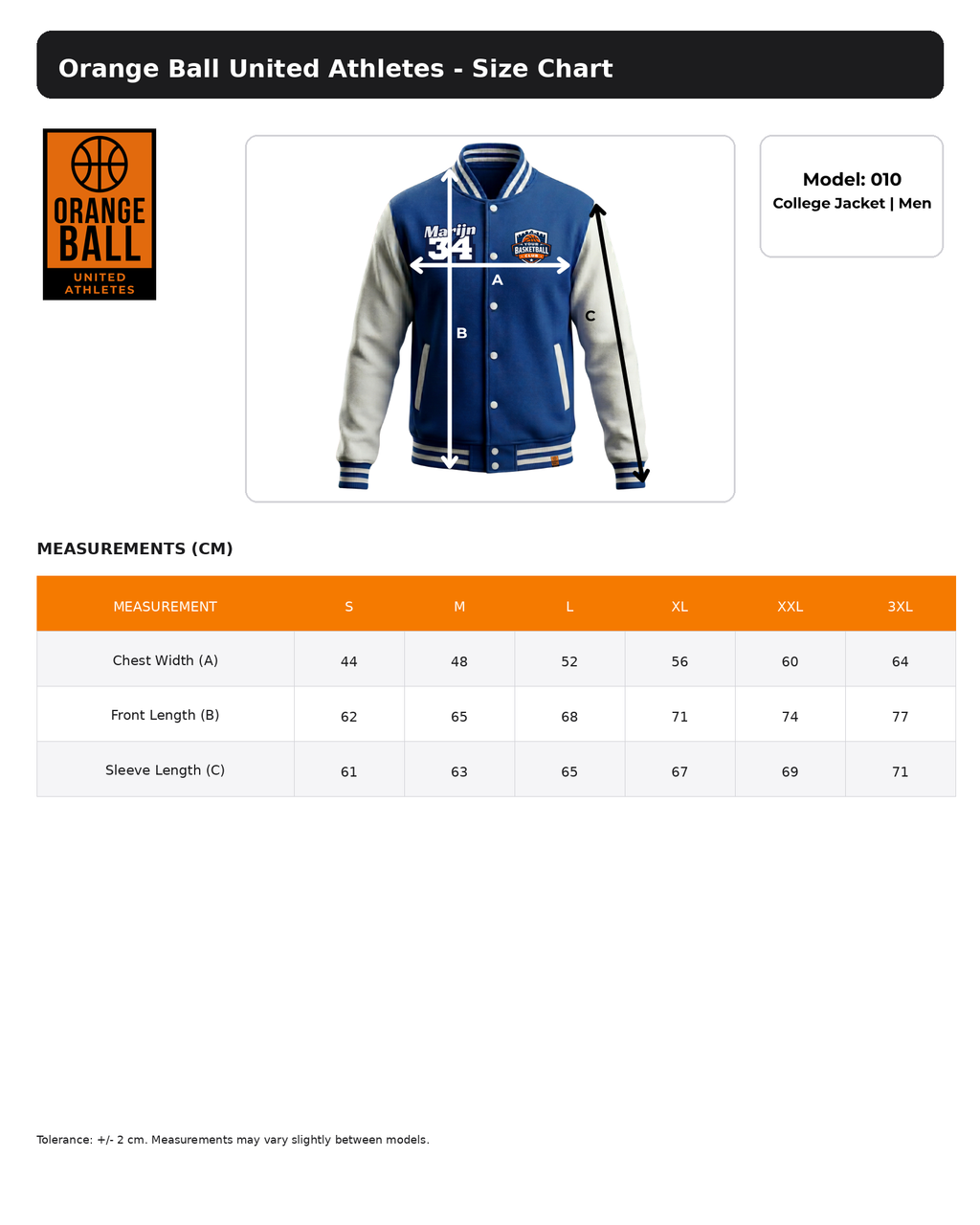 ClubLine College Jacket | Custom Basketball Team Jacket | Unisex
